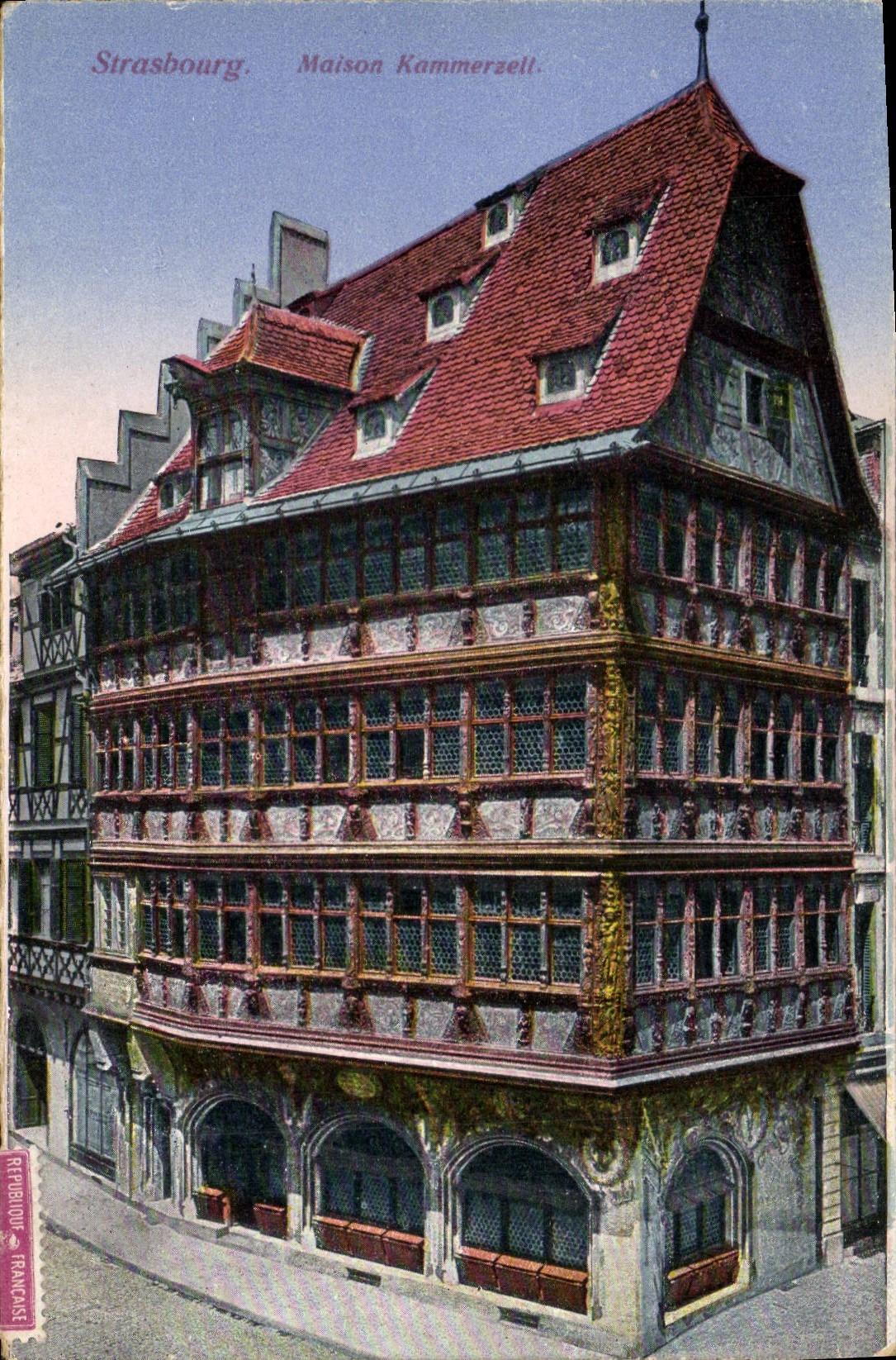 CPA Strasbourg maison Kammerzell 