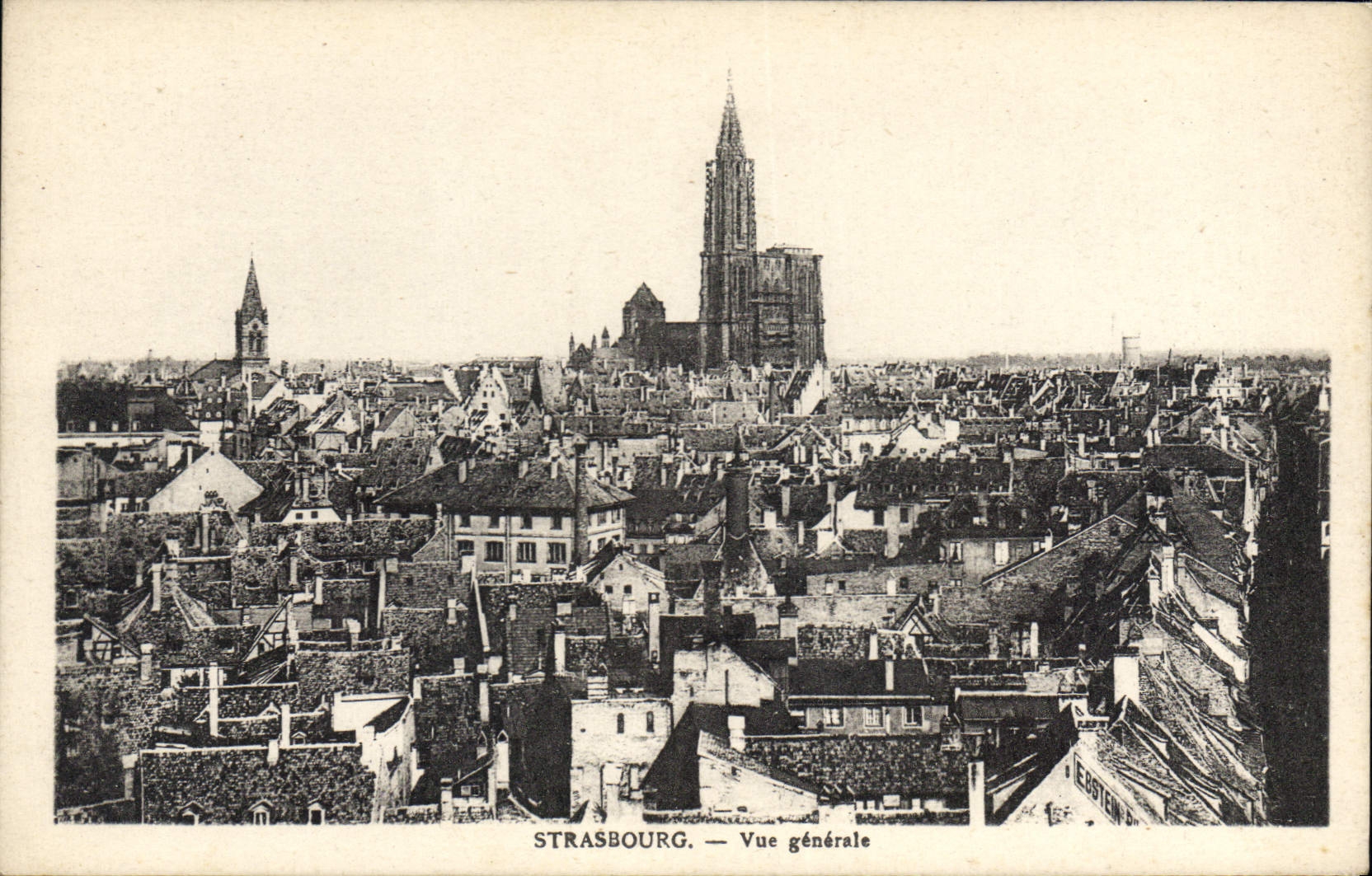 CPA Strasbourg vue generale 