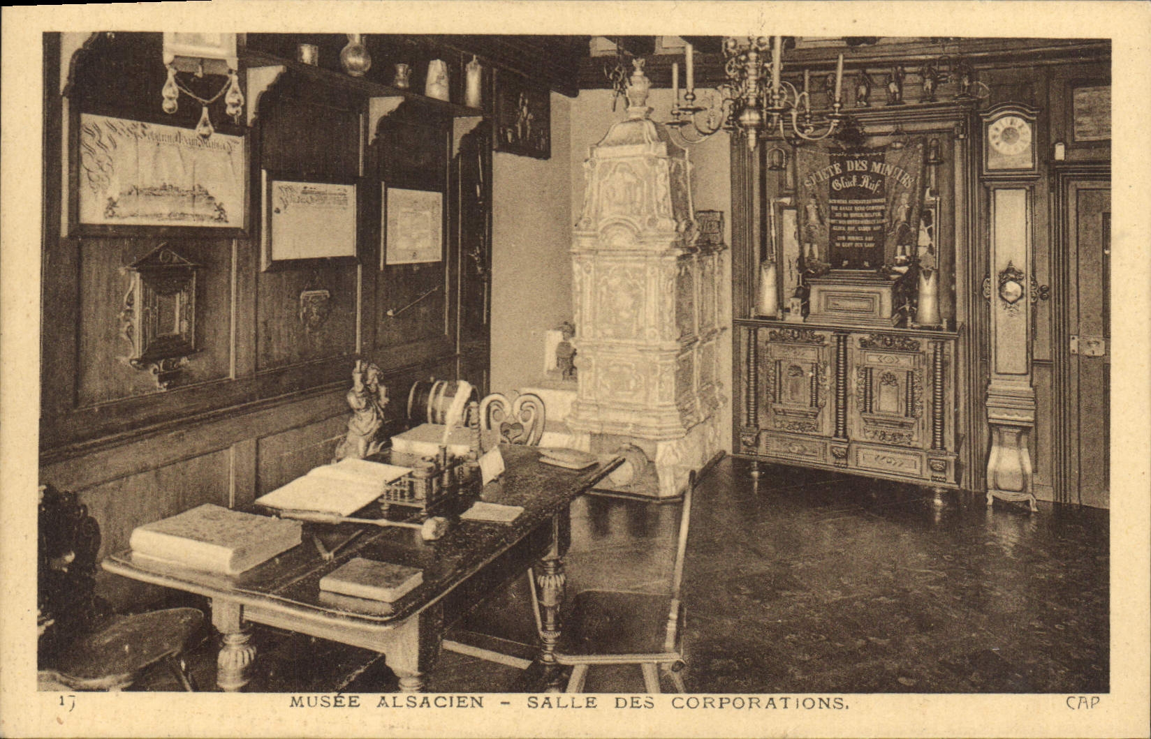 CPA Musee Alsacien salle des corporations 