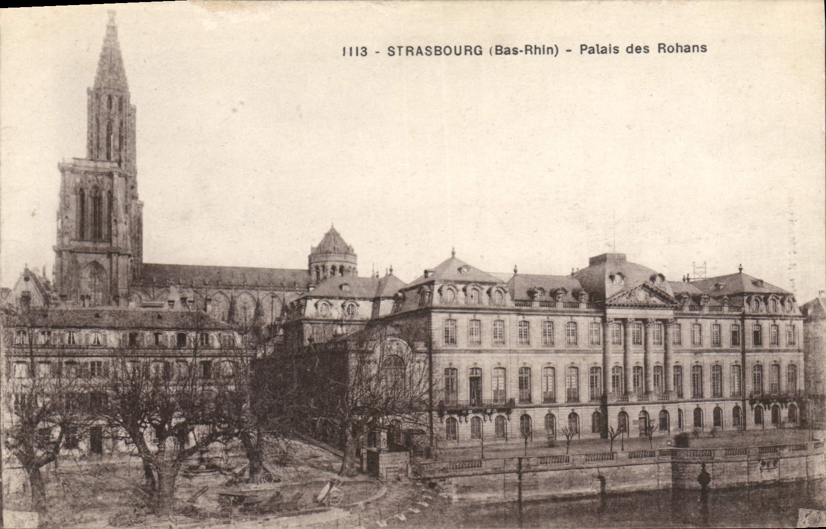 CPA Strasbourg Bas Rhin palais des Rohans