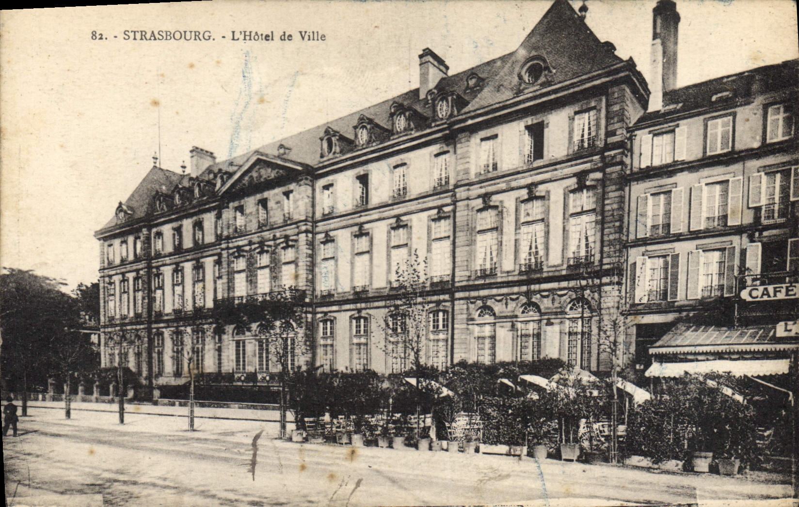 CPA Strasbourg l'hotel de Ville 