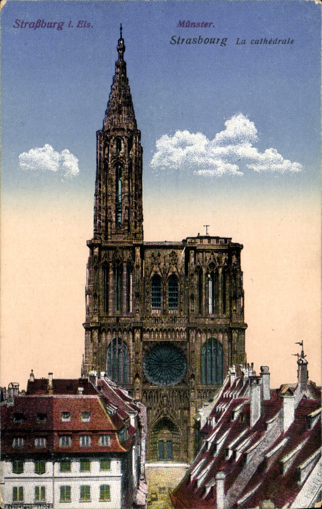 CPA Strasbourg la cathedrale 