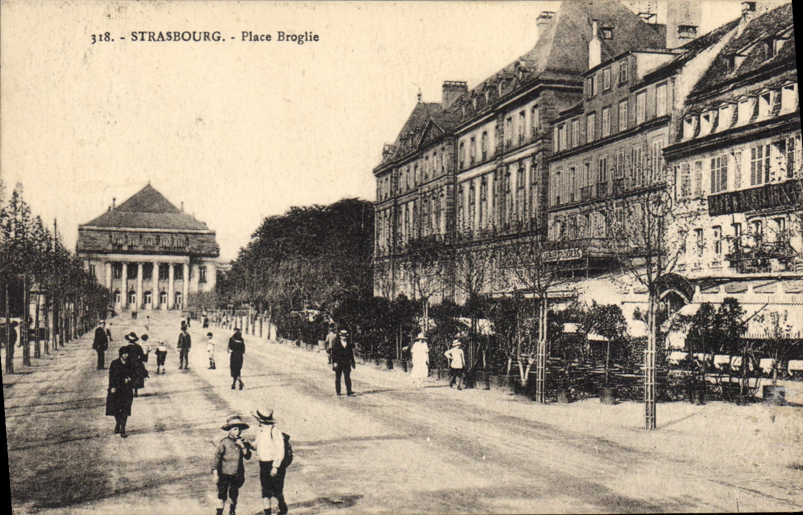CPA Strasbourg place Broglie 