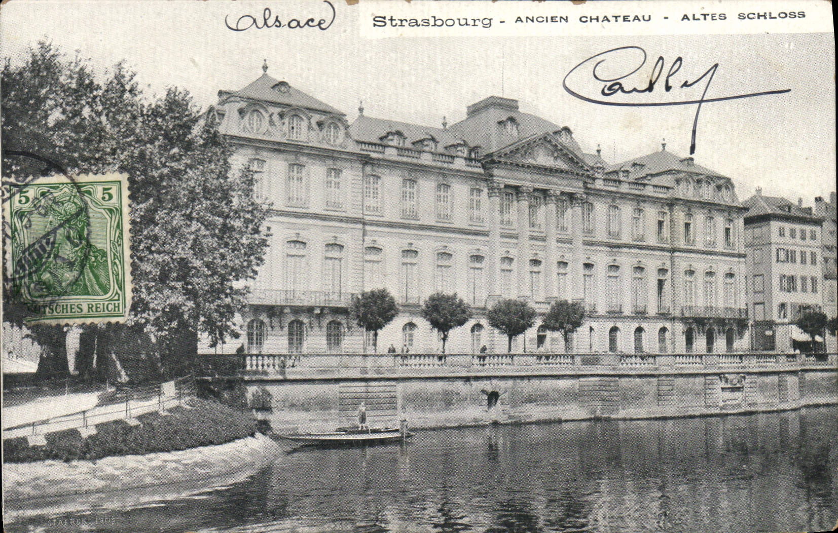 CPA Strasbourg ancien chateau Altes Schloss 