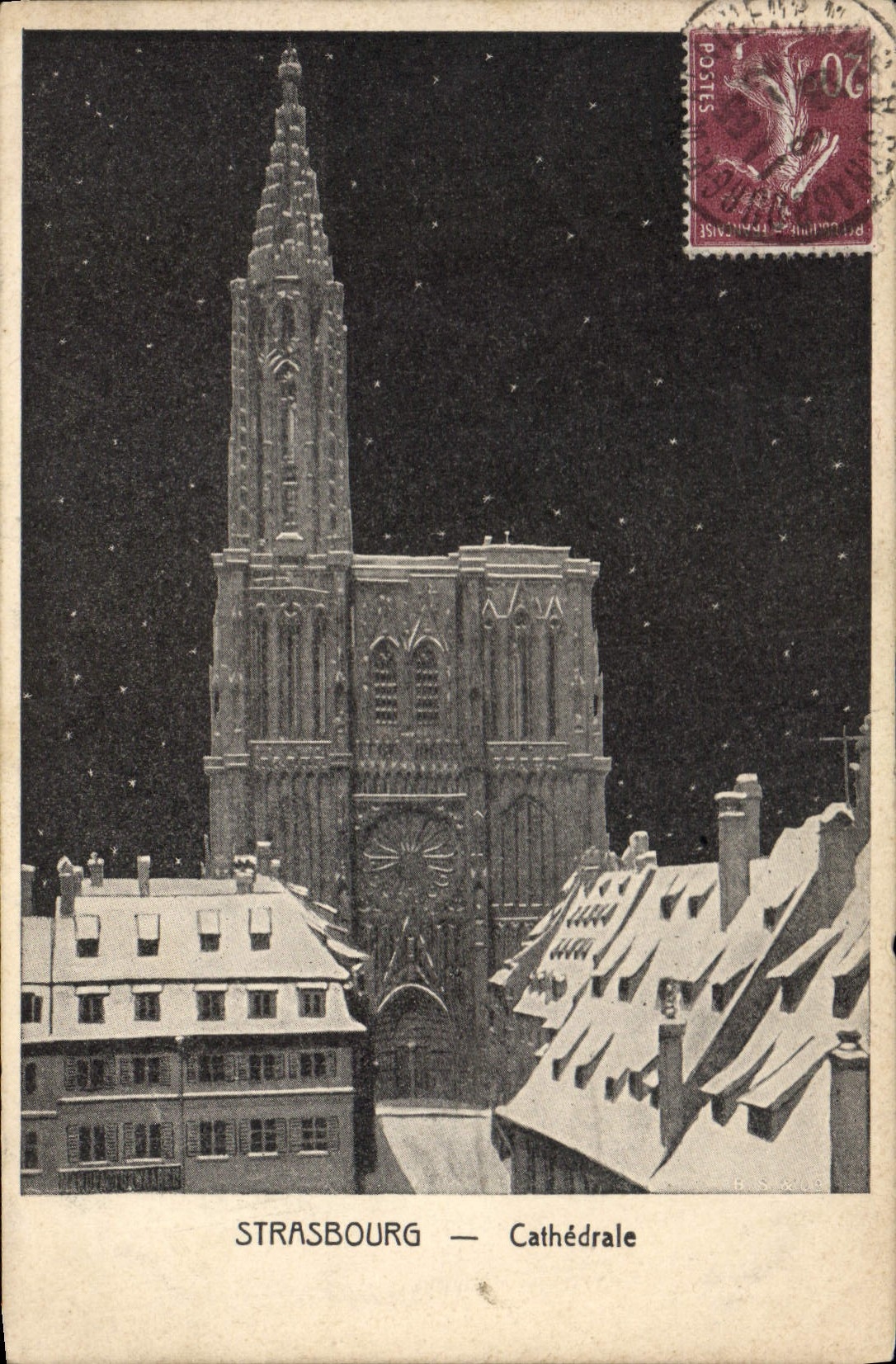 CPA Strasbourg cathedrale 