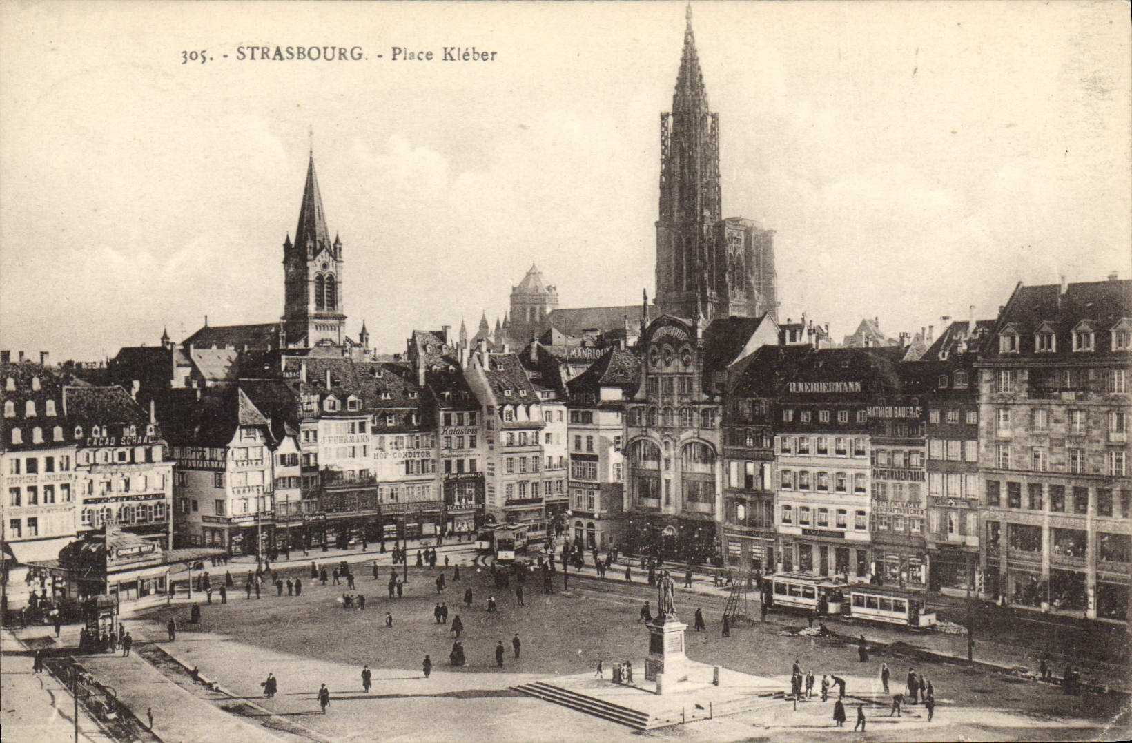 CPA Strasbourg place Kleber 