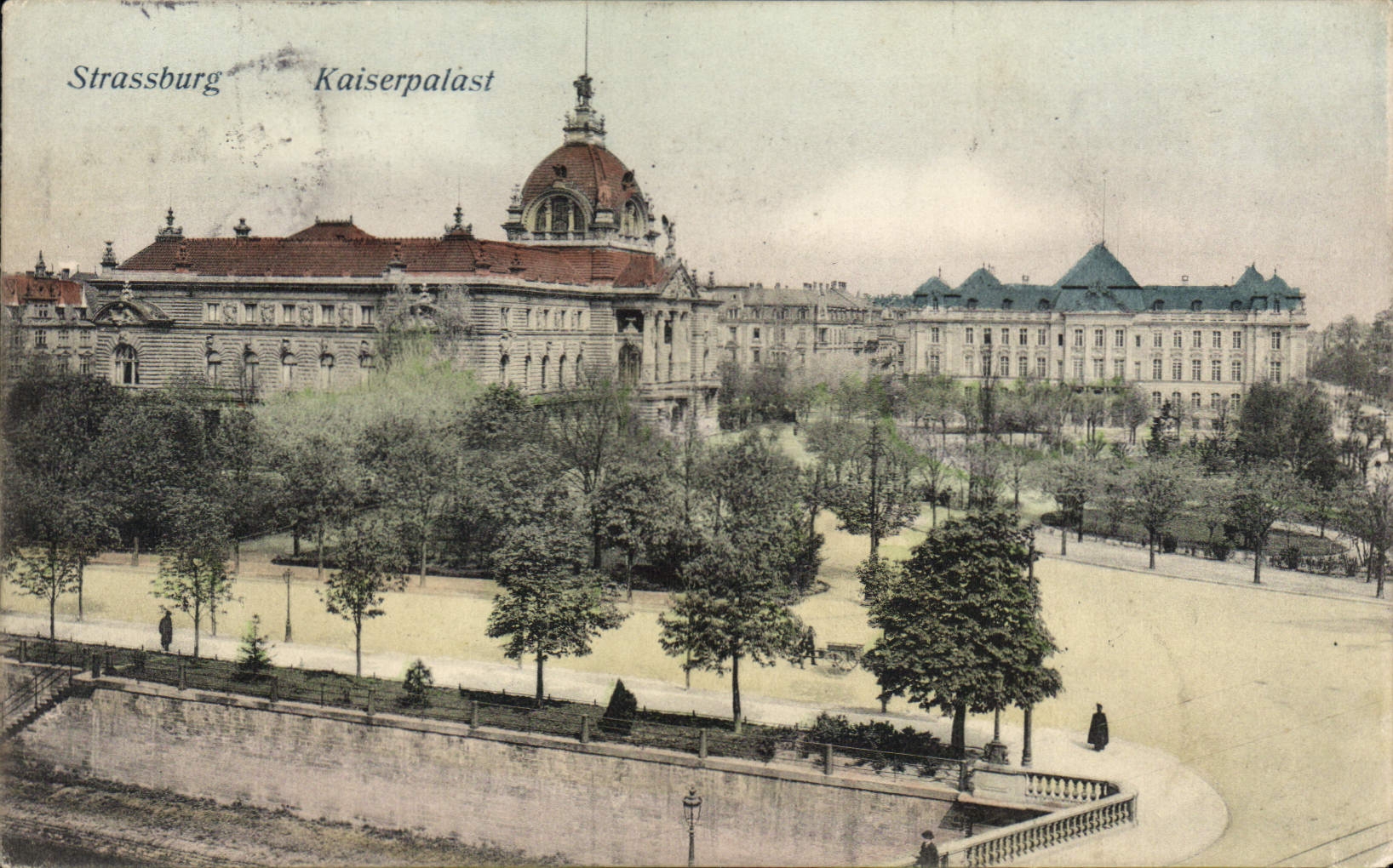 CPA Strassburg Kaiserpalast 