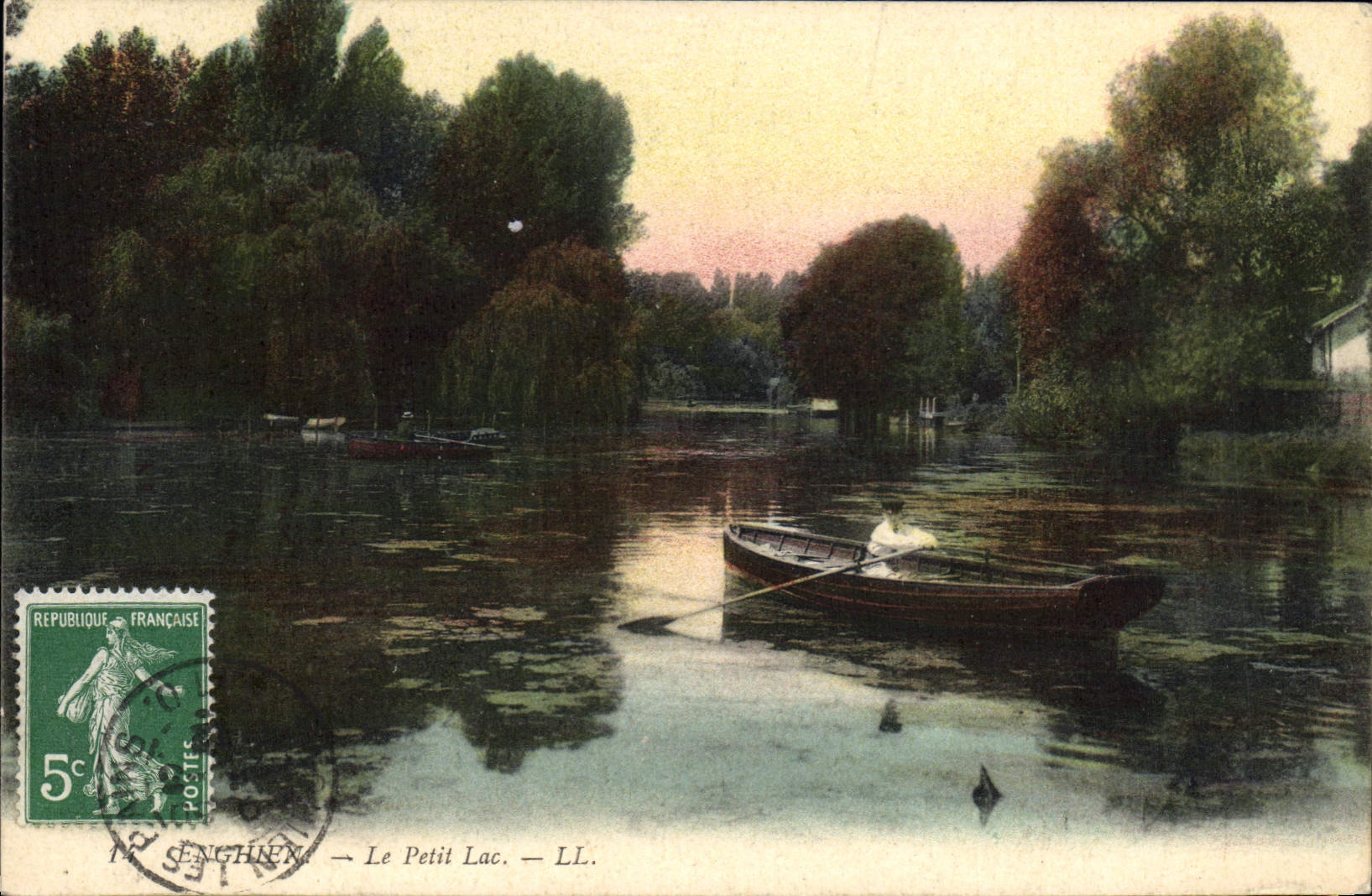 CPA Enghien le petit Lac 