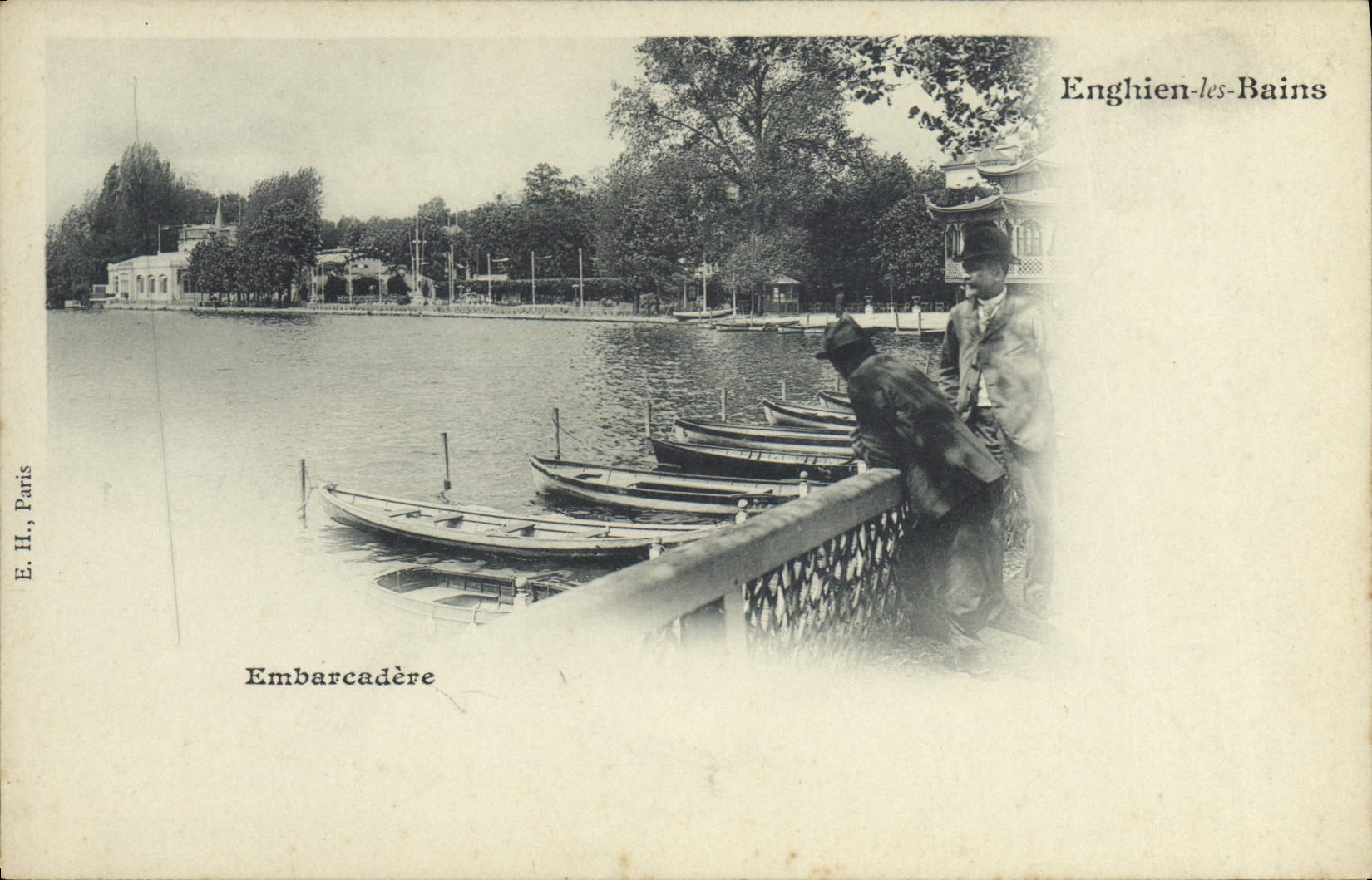 CPA Enghien les Bains Embarcadere