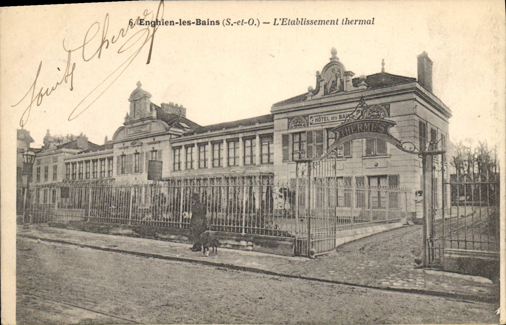 CPA Enghien les Bains S et O l'Etablissement Thermal