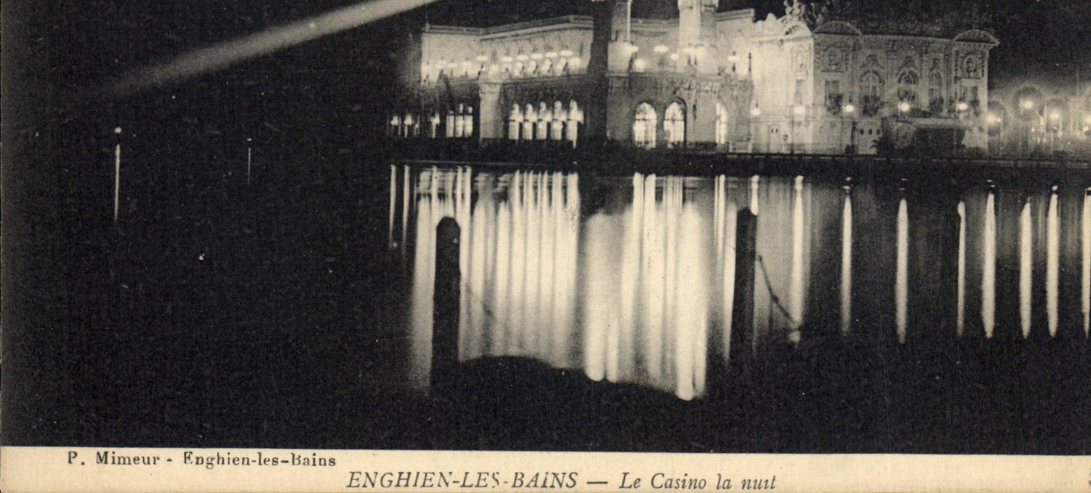 CPA Enghien les Bains le casino la nuit 