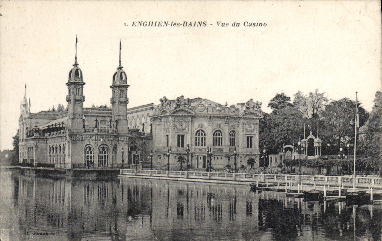 CPA Enghien les Bains vue du casino 