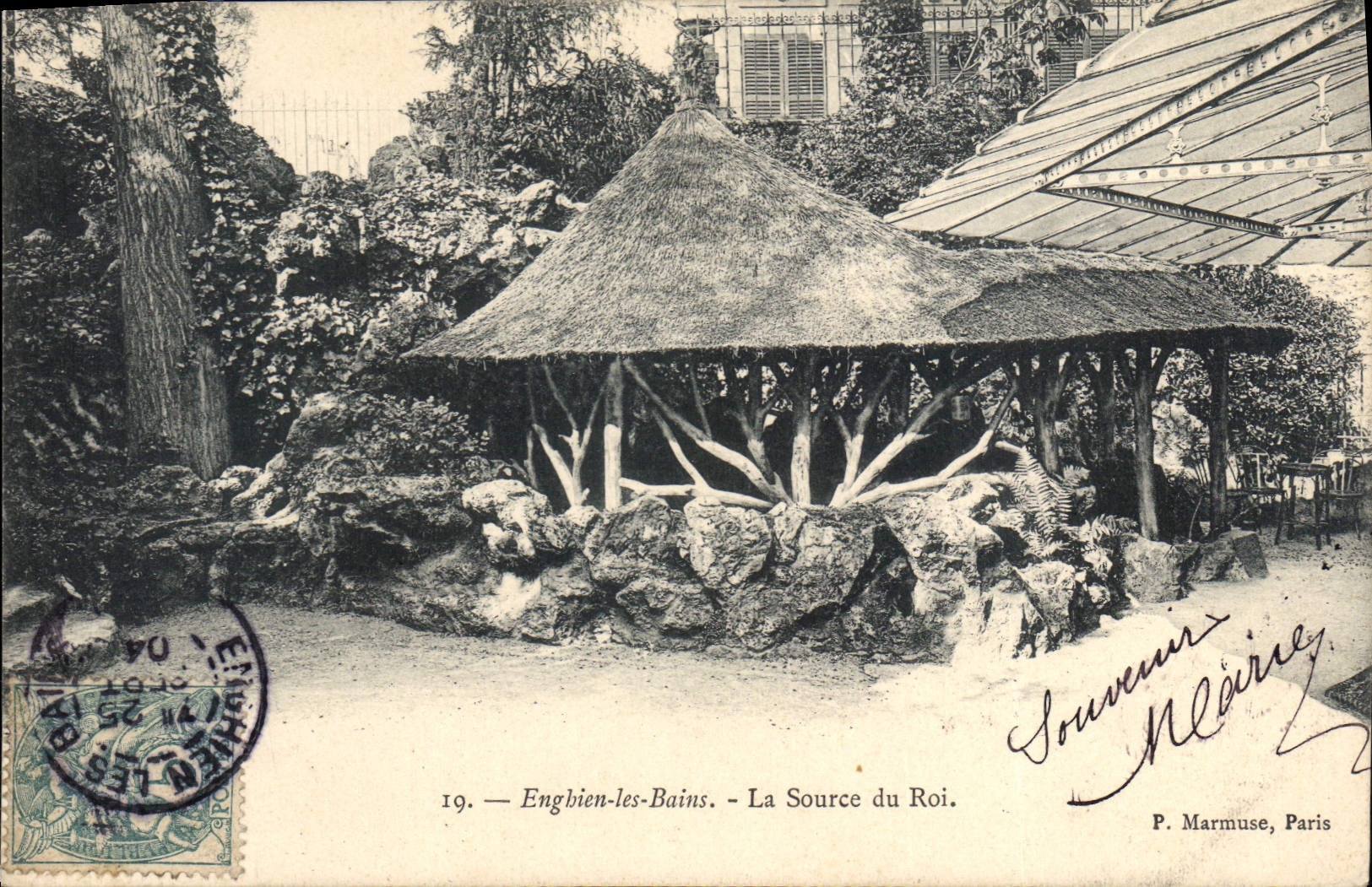 CPA Enghien les Bains la Source du Roi 