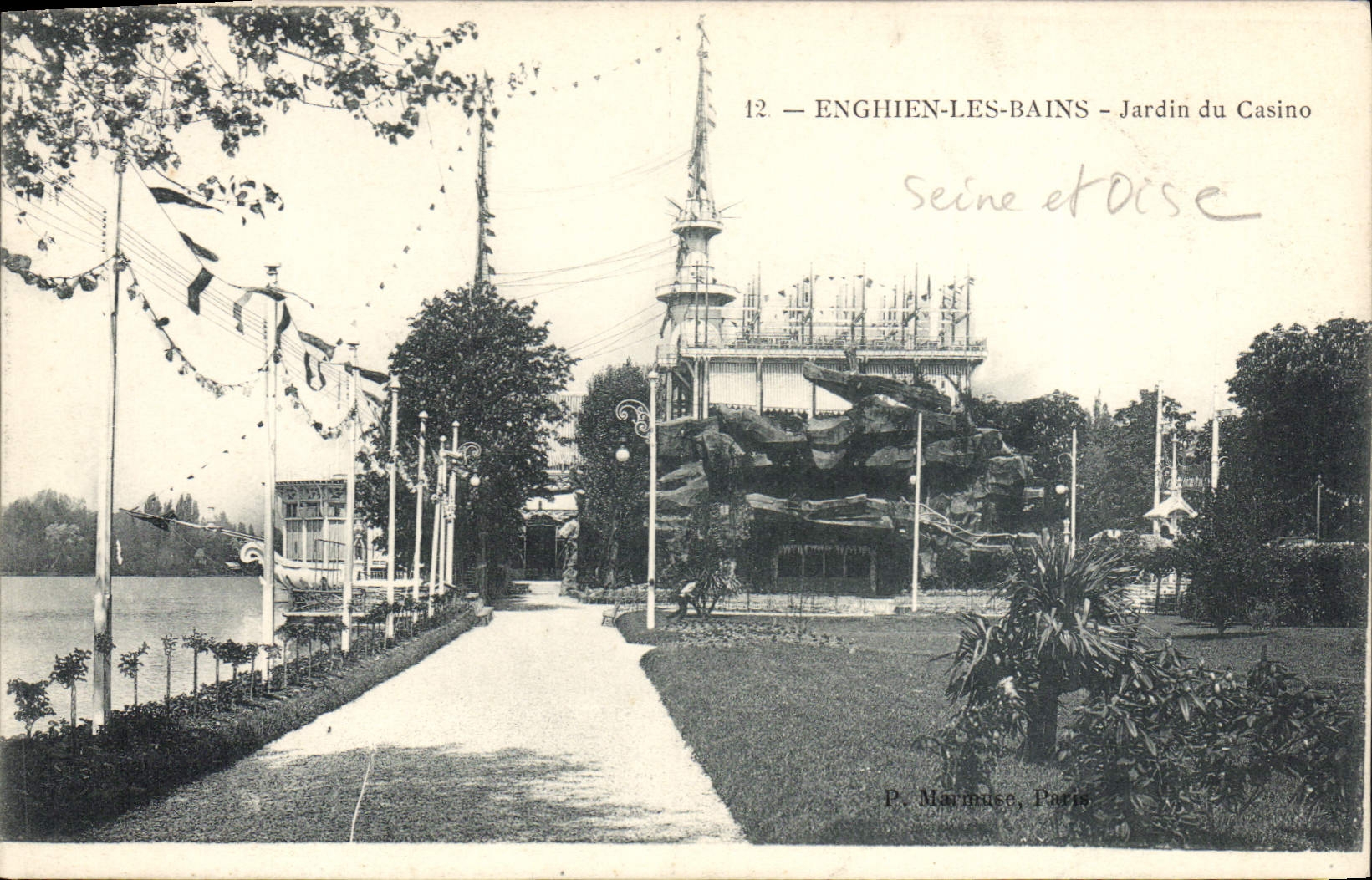CPA Enghien les Bains jardin du casino