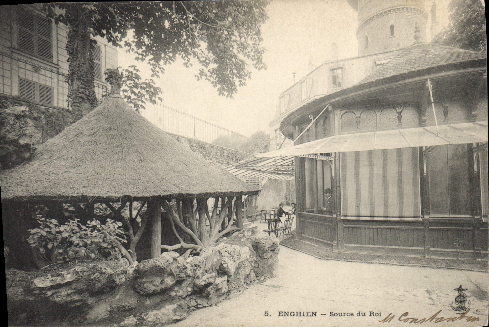 CPA Enghien Source du Roi 