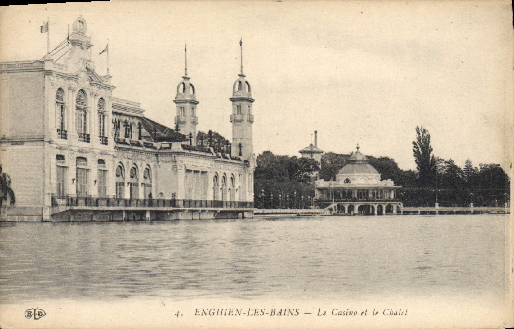 CPA Enghien les Bains le casino et le chalet 