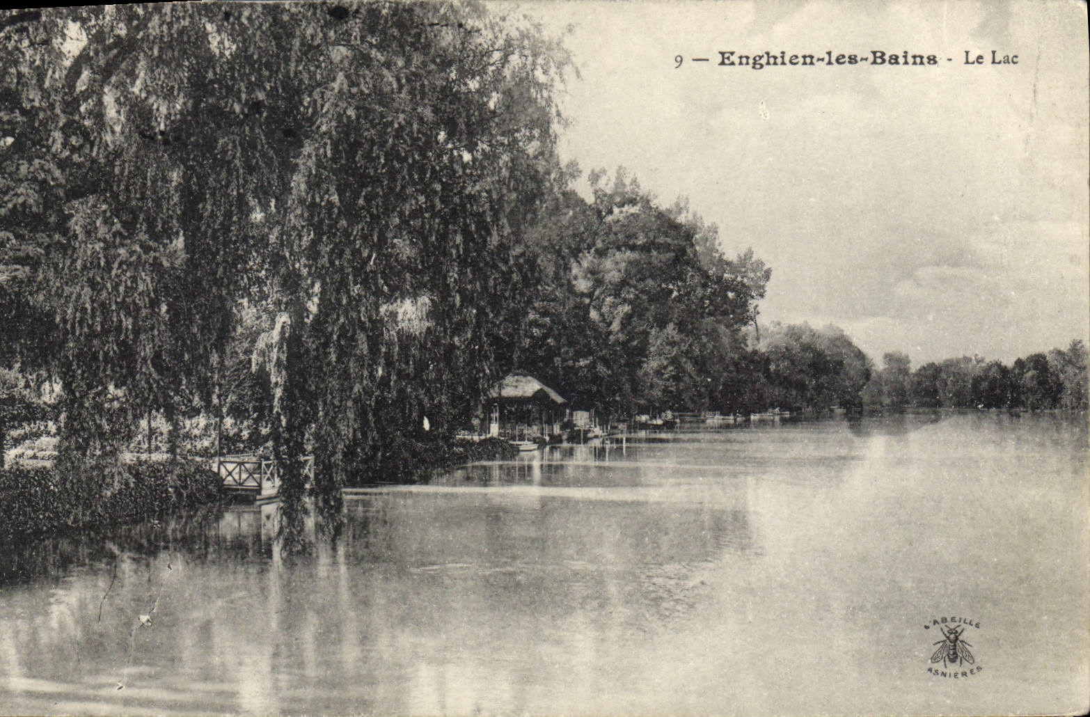 CPA Enghien les Bains le lac 