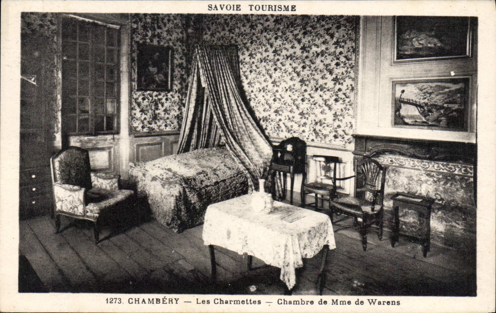 CPA Savoie Tourisme Chambery les Charemettes la chambre de Mme de Warens