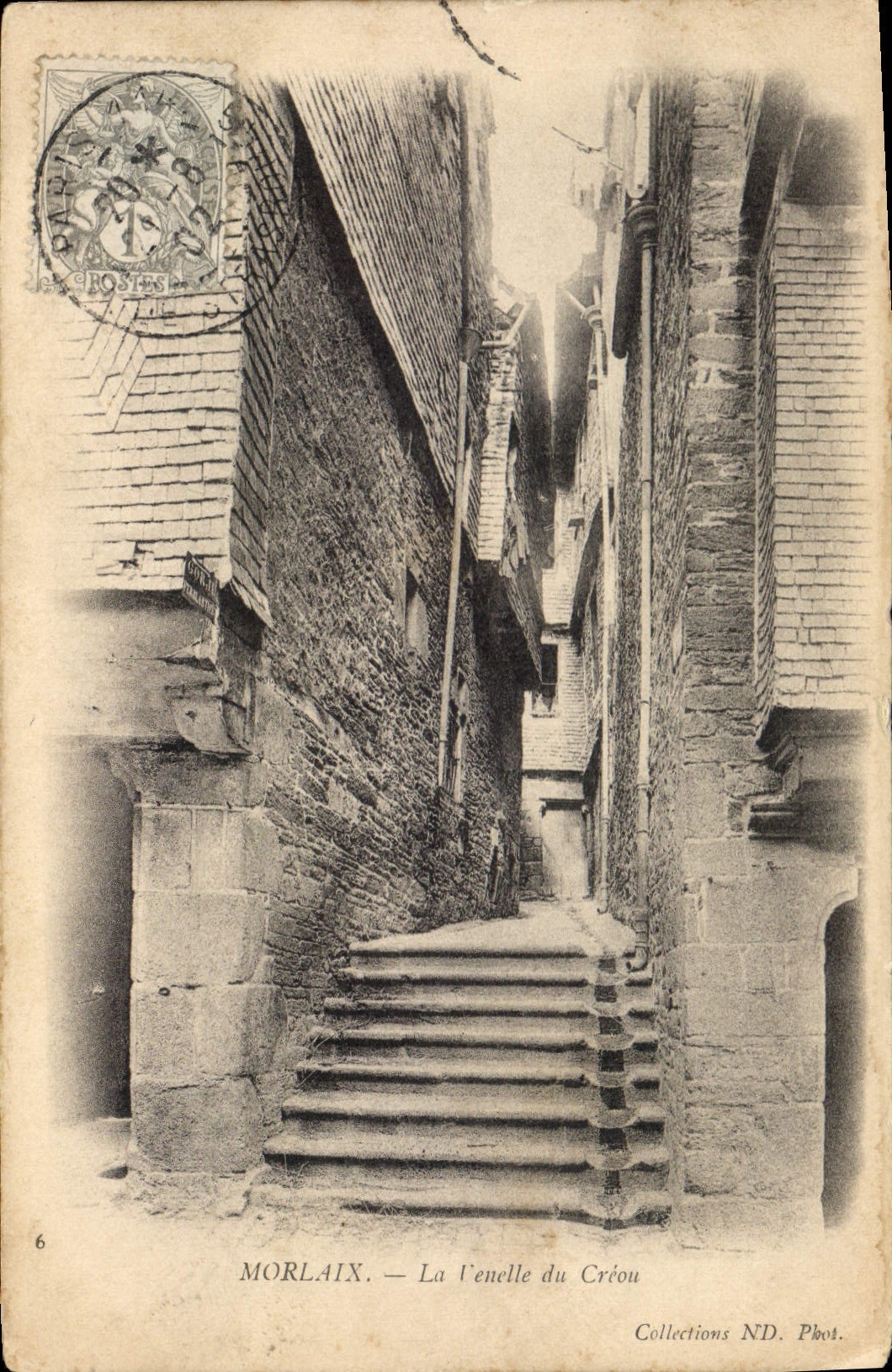 CPA Morlaix la Venelle du Creou 