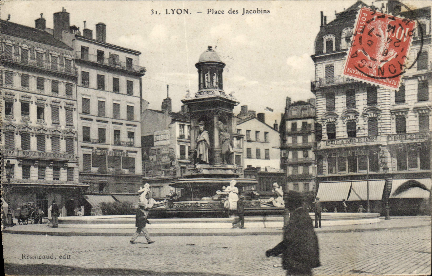 CPA Lyon place des Jacobins