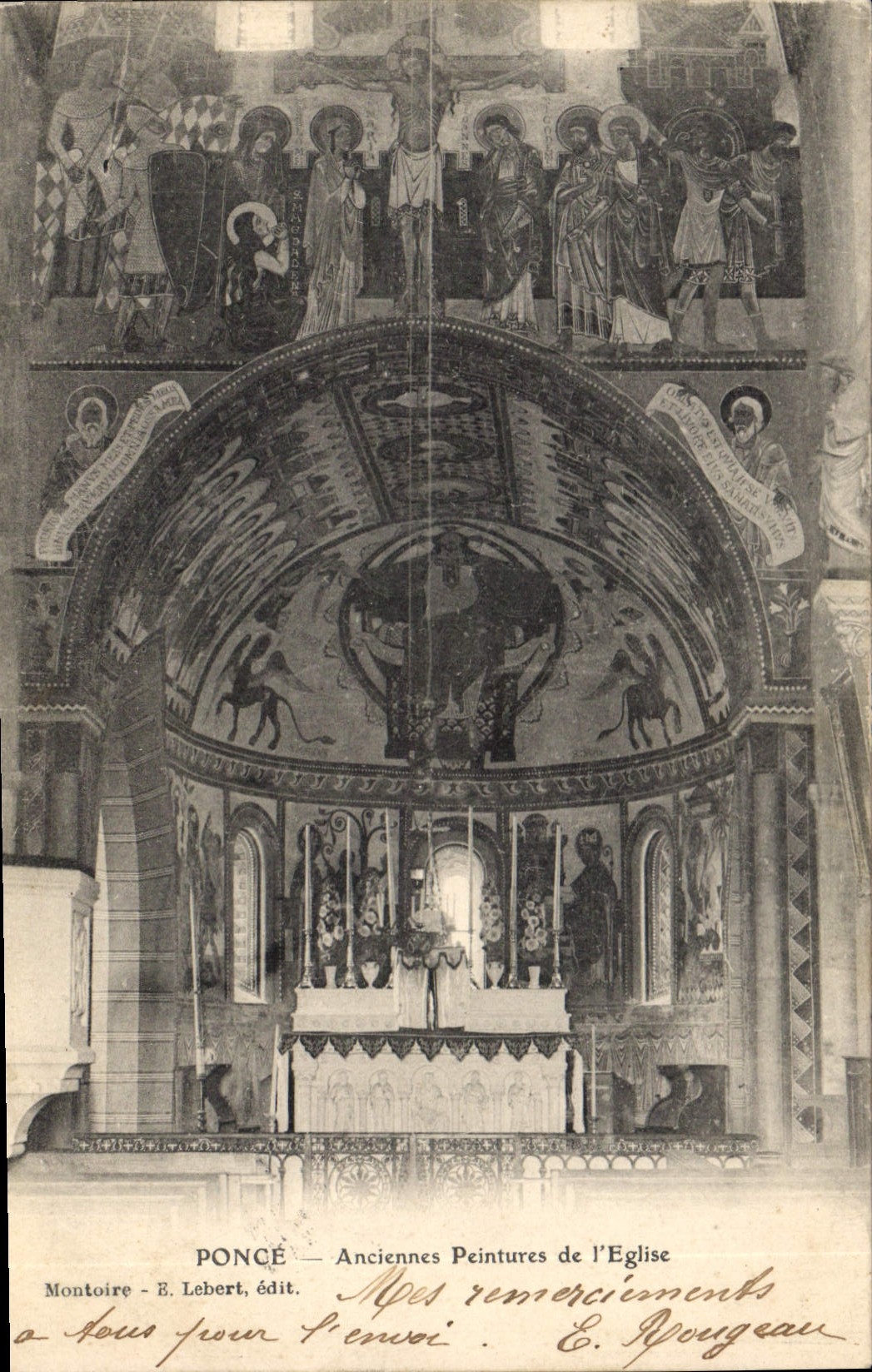 CPA Ponce Anciennes Peintures de l'Eglise