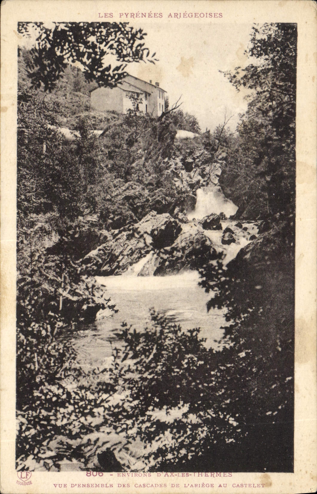 CPA Les pyrenees Ariegeoises environs d'Ax les Thermes 