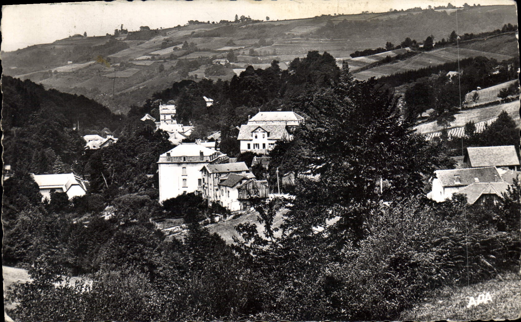 CPA Capvern les Bains Hautes Pyrenees vue generale