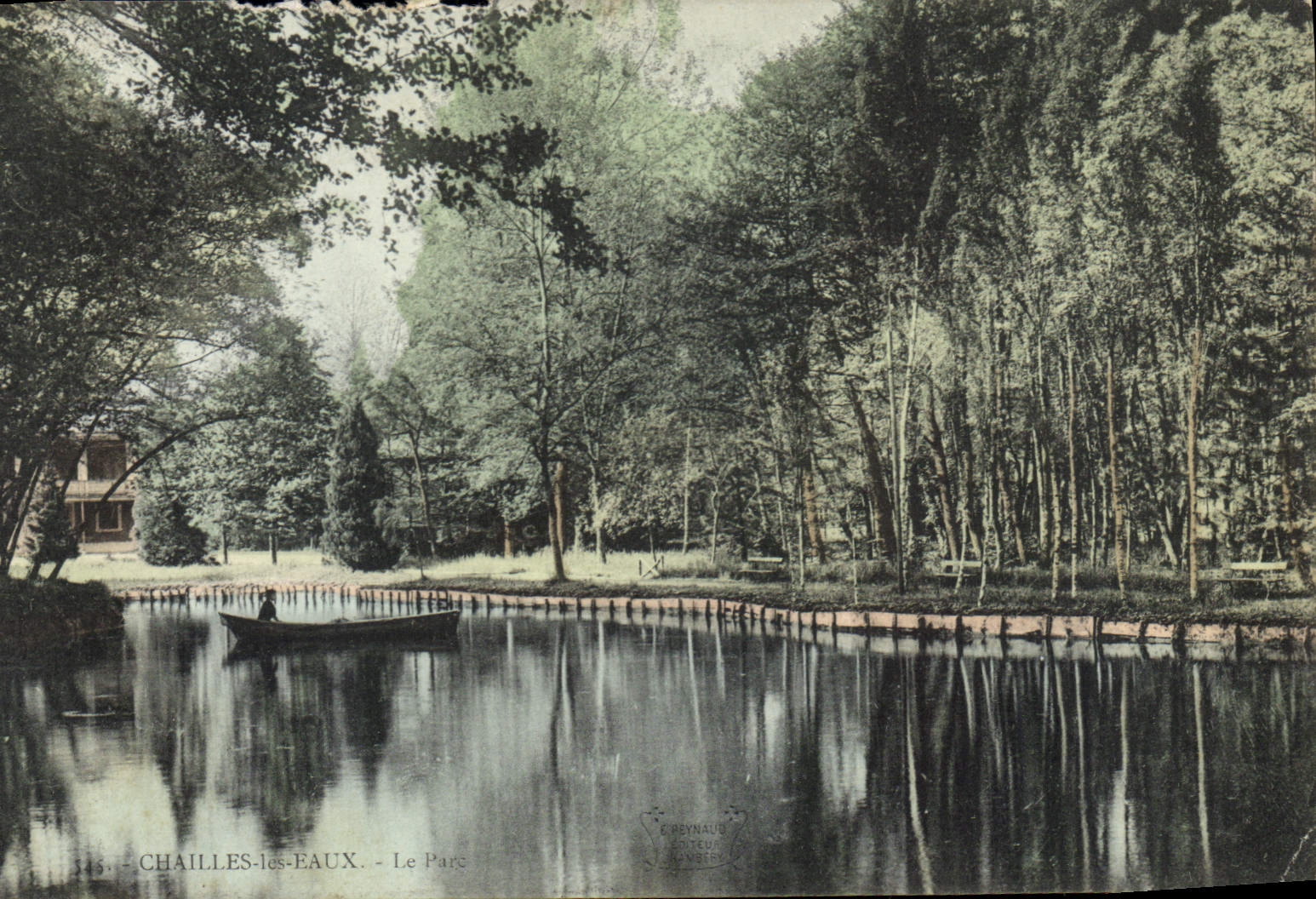CPA Challes les Eaux le parc 