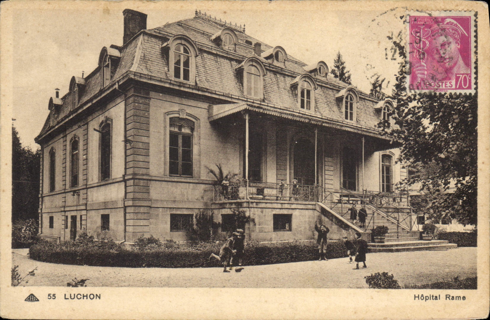 CPA Luchon hopital Rame 