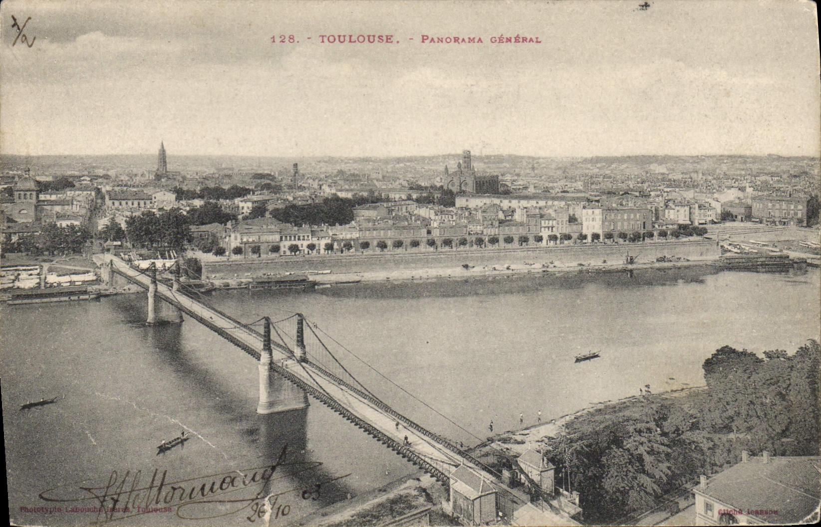 CPA Toulouse panorama generale 