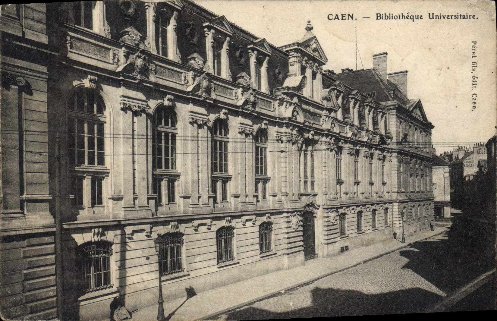 CPA Caen Bibliotheque universitaire 
