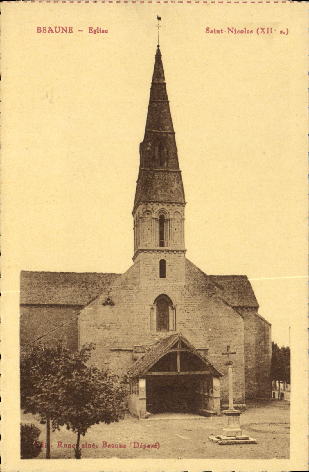 CPA Beaune eglise Saint Nicolas XII S 
