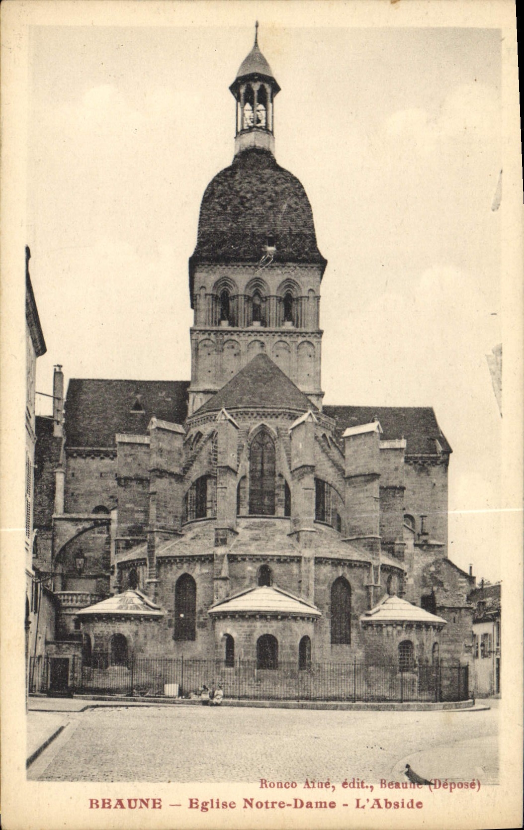 CPA Beaune eglise Notre Dame l'Abside 