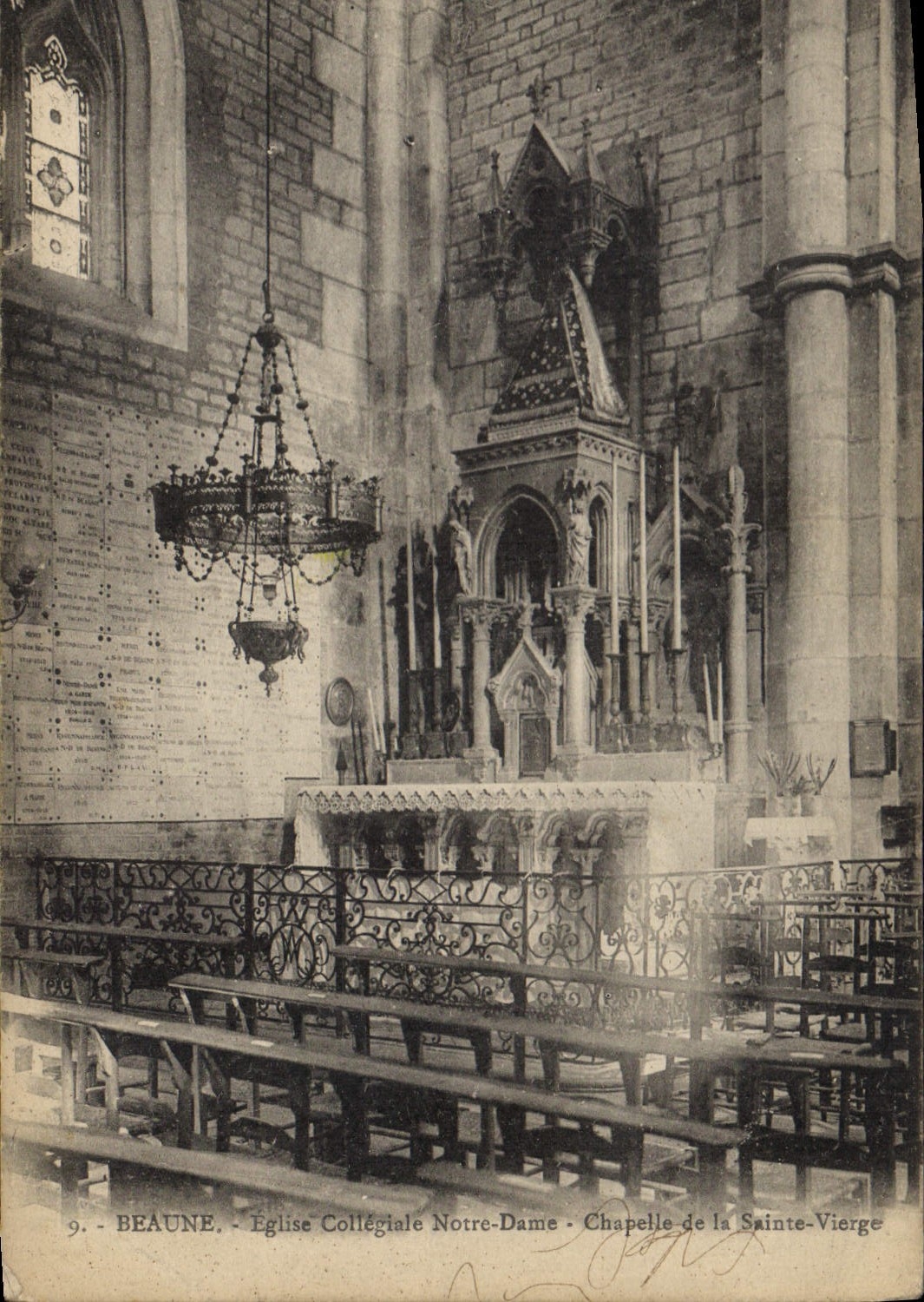CPA Beaune eglise Collegiale Notre Dame Chapelle de la Saint Vierge 