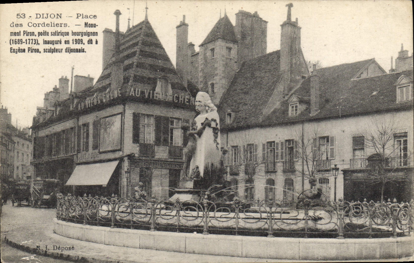CPA Dijon Place des Cordeliers 