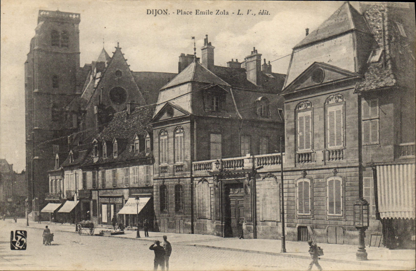 CPA Dijon Place Emile Zola 
