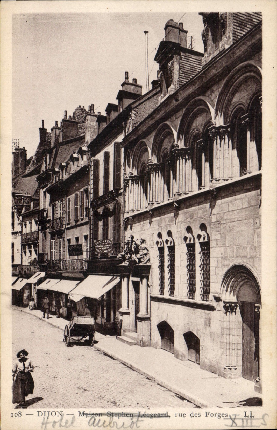 CPA Dijon Maison Stephen Leogeard rue des Forges