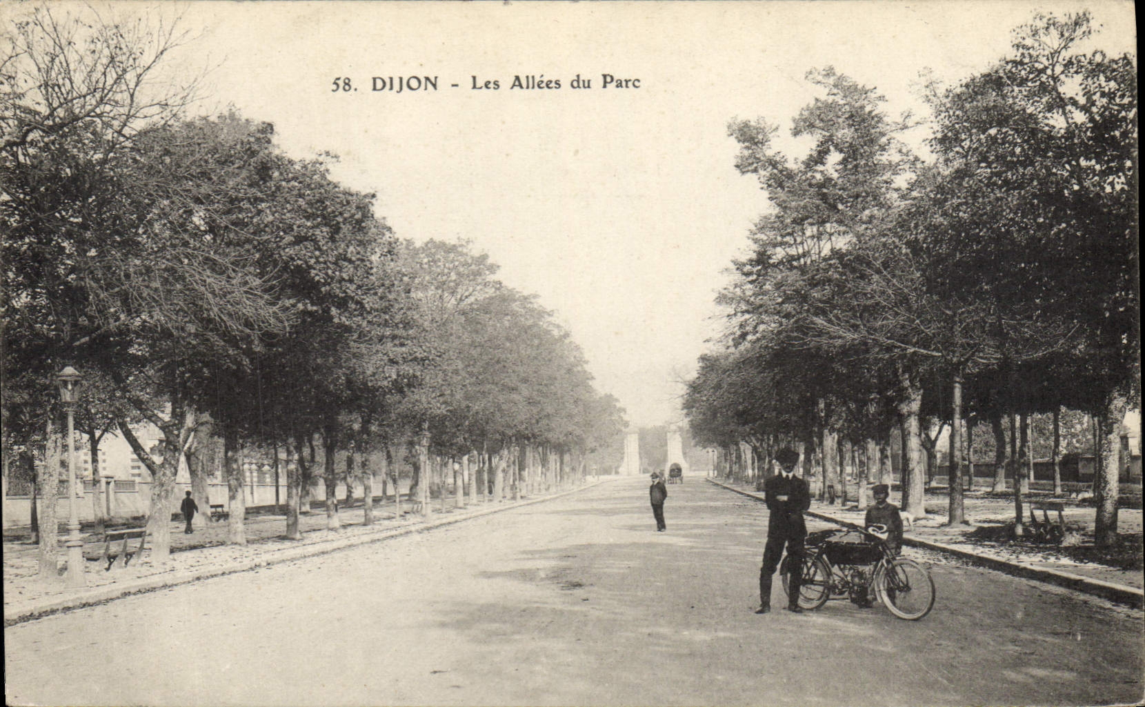 CPA Dijon Les Allees du Parc 
