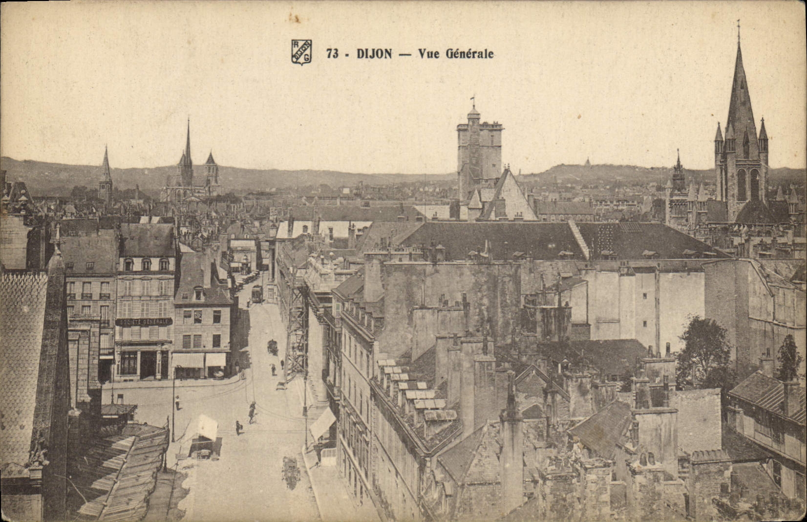CPA Dijon Vue generale 