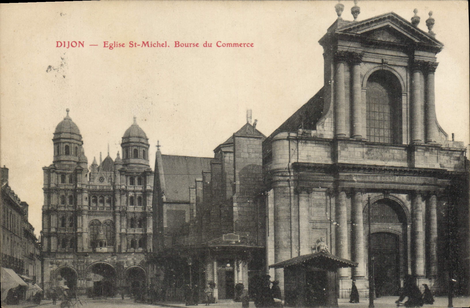 CPA Dijon Eglise Notre Dame Bourse du Commerce 