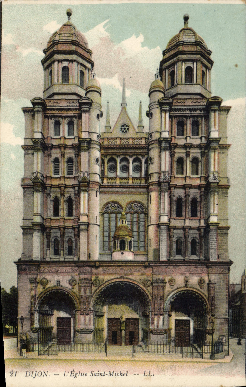 CPA Dijon L'Eglise Saint Michel 