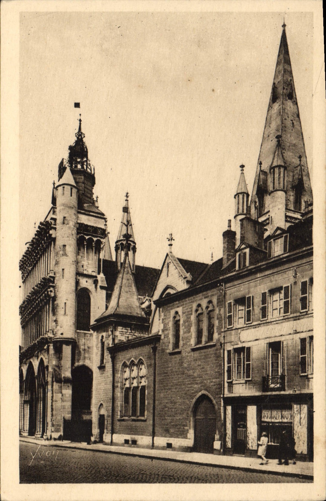CPA Dijon Cote d'Or Eglise Notre Dame 