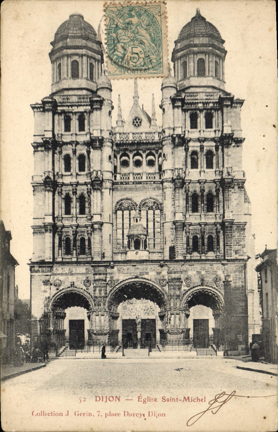 CPA Dijon Eglise Saint Michel 