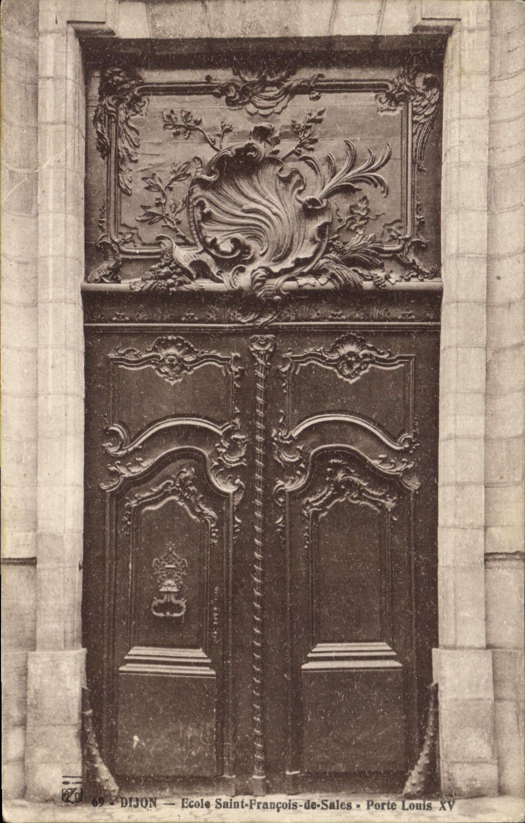 CPA Dijon Ecole Saint Francois de Sales Porte Louis XV 