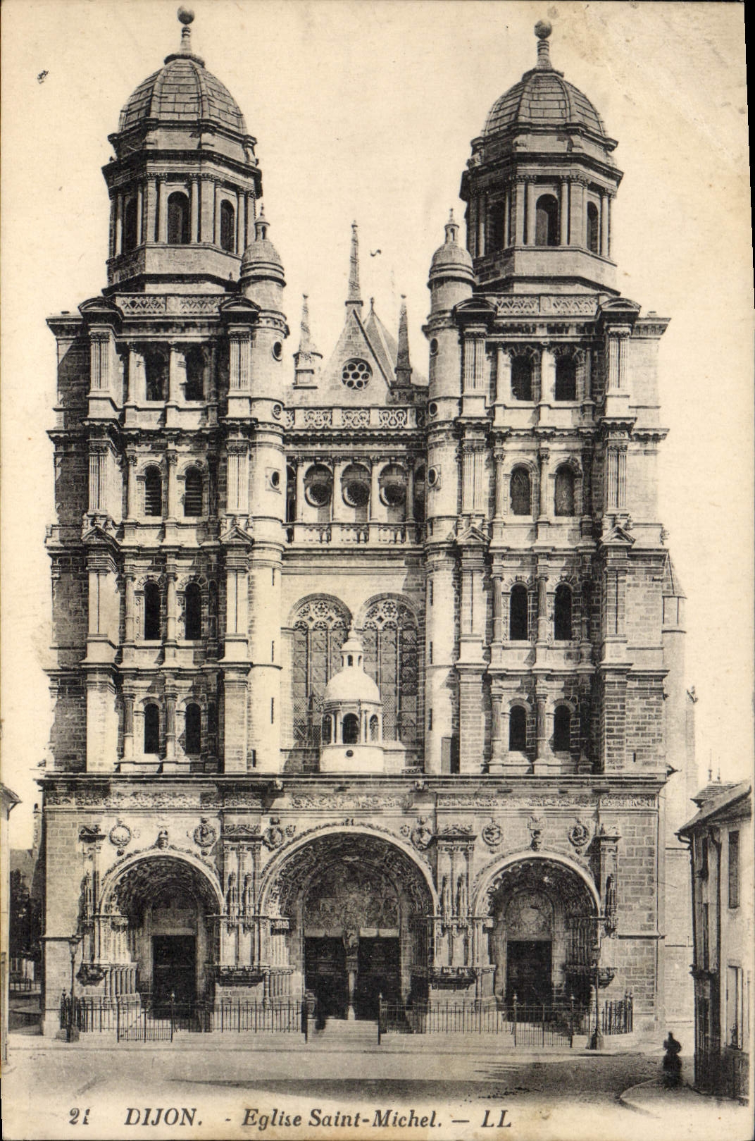 CPA Dijon Eglise Saint Michel 