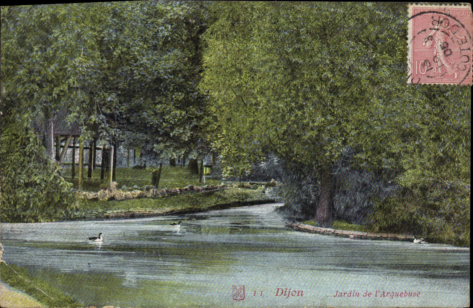 CPA Dijon Jardin de l'Arquebuse 