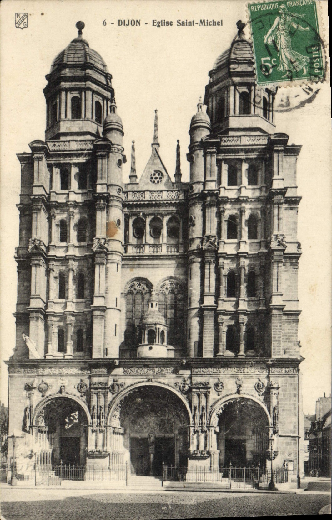 CPA Dijon Eglise Saint Michel 