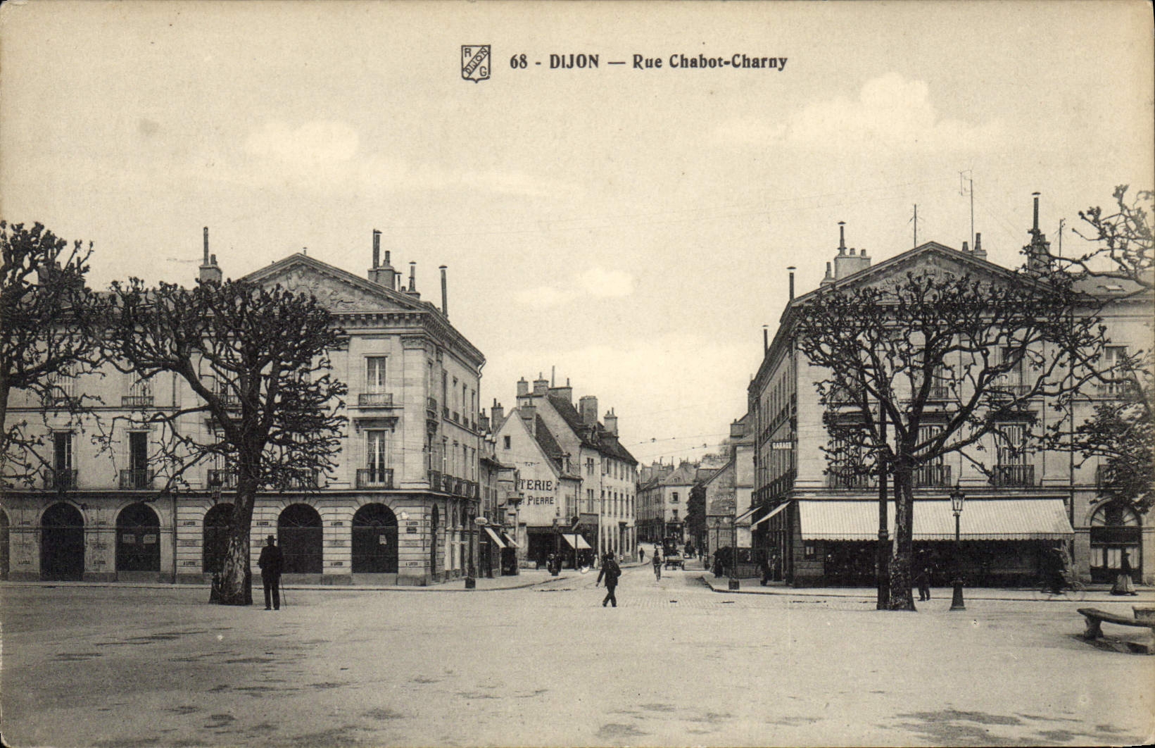CPA Dijon Rue Chabot Charny 