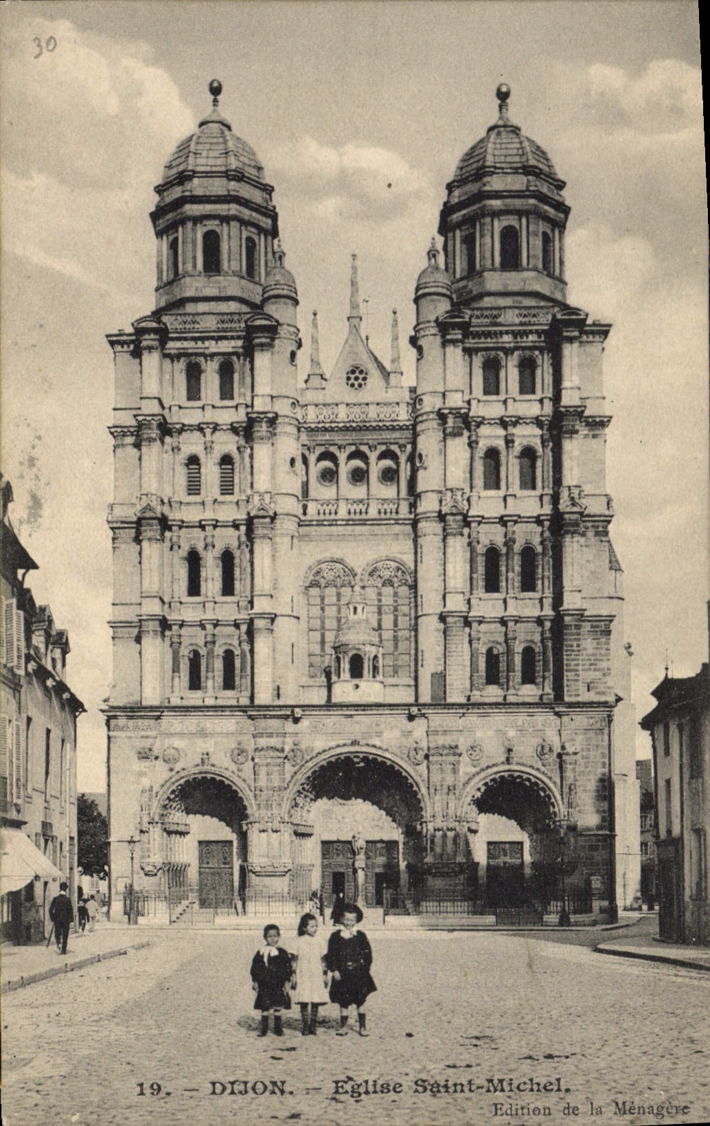 CPA Dijon Eglise Saint Michel 