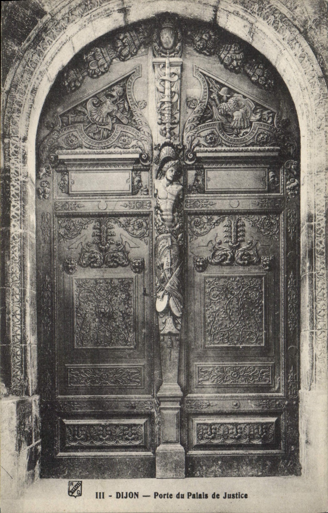 CPA Dijon Porte du Palais de Justice 